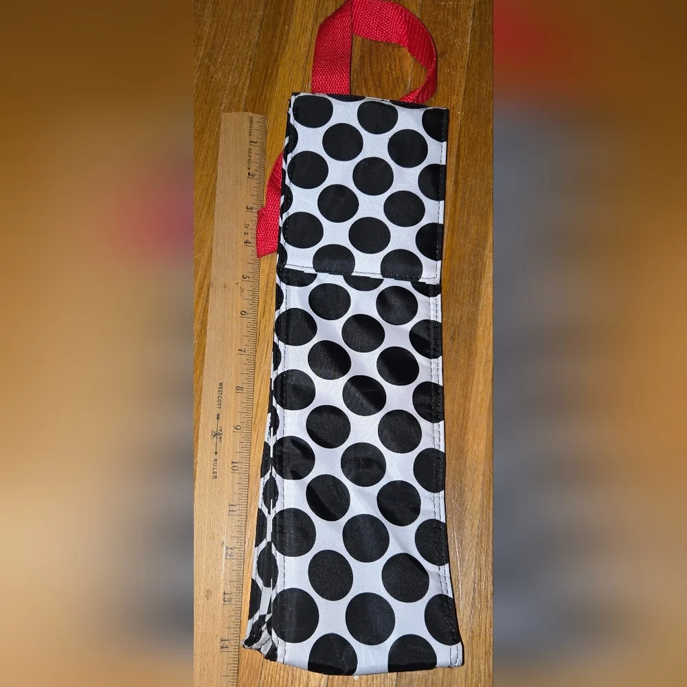 Thirty-One Gifts Perfect‎ Bottle Thermal Insulated Tote in “Spotty” Wine Carrier